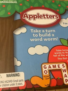 Bananagrams Appletters Word Game Kids 5+